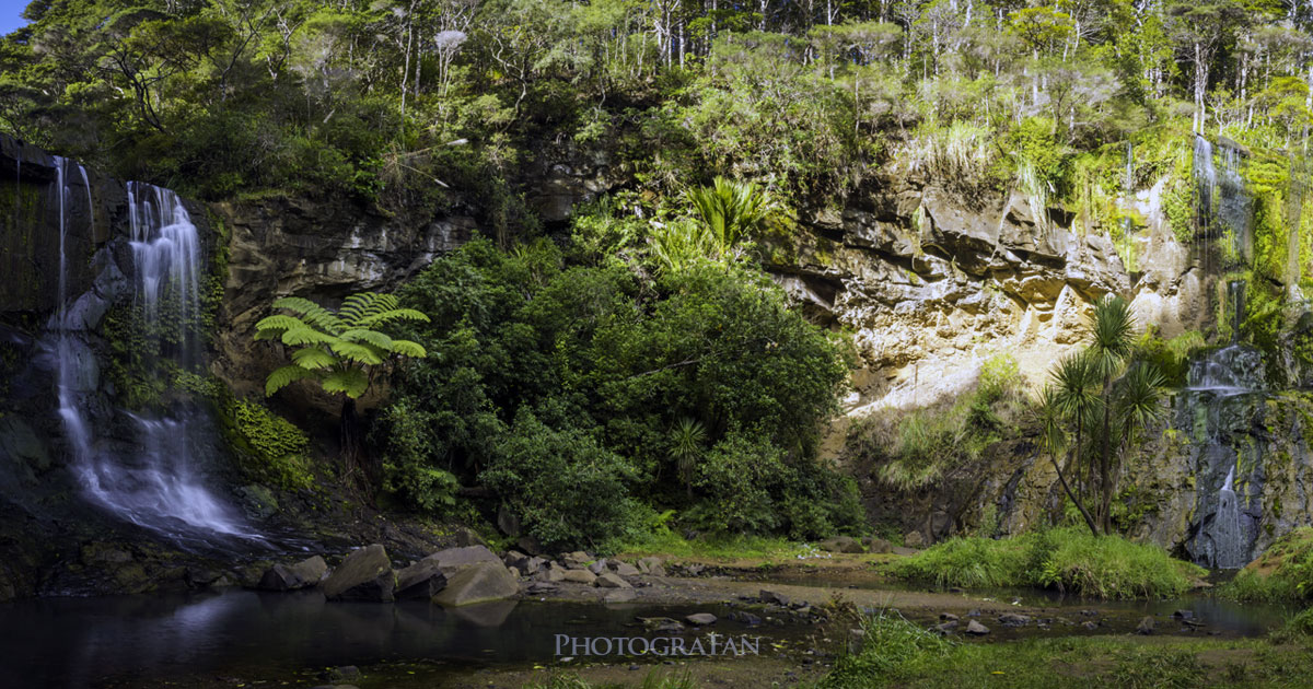 Mokoroa Falls Panorama