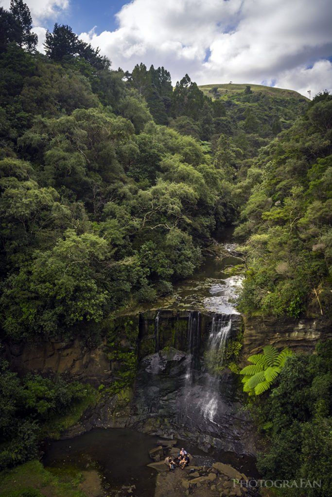 Mokoroa Fallsの展望台からの絶景