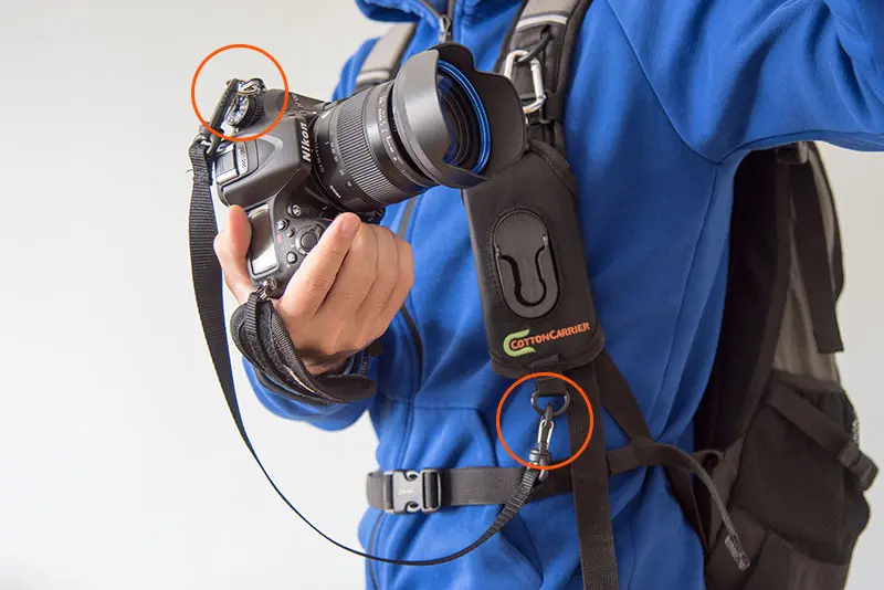 登山で一眼レフカメラを携行するのに最適なストラップ – COTTON CARRIER ストラップショット | フォトグラファン