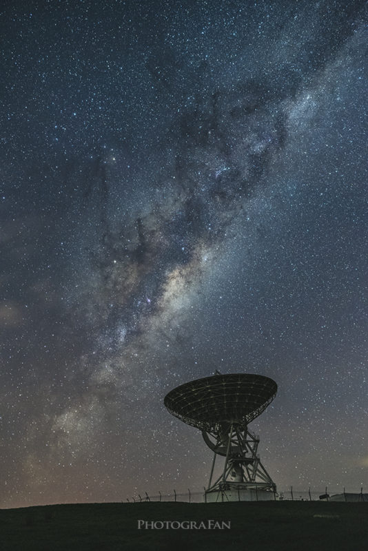 MIlky way at Warkworth Satellite Station