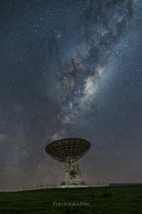 星空用と前景用を合成