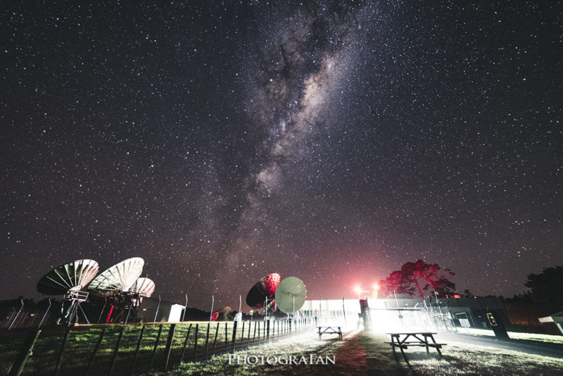 Milky way at Warkworth Satellite Station
