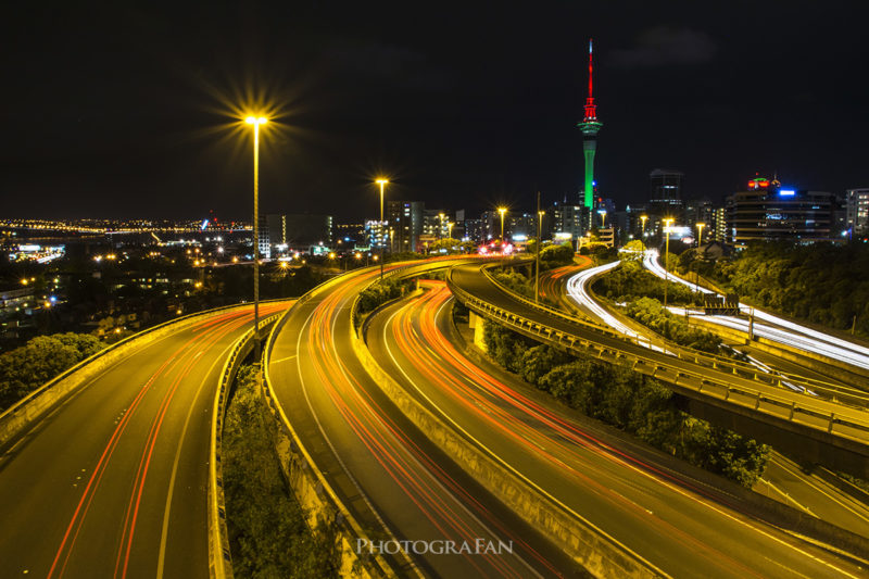 Aucklandの夜景