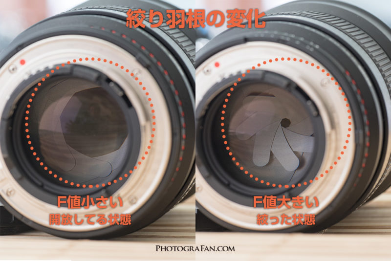 カメラのシャッタースピードと絞り