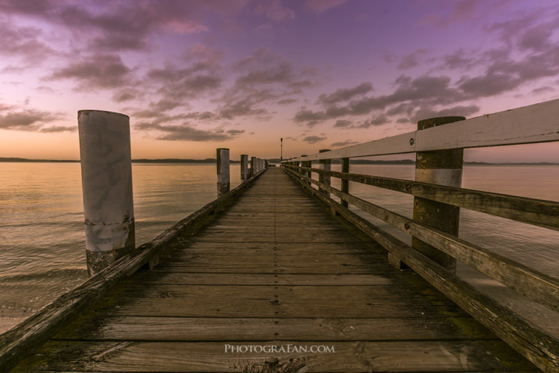 Magic hour at Maraetai Wharf