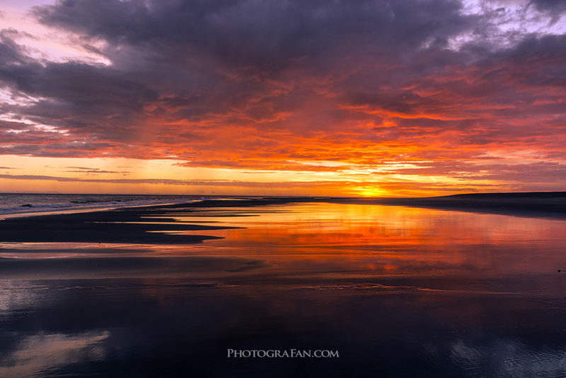 Sunset at Whatipu Beach