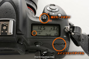 測光モードの切り替え方法