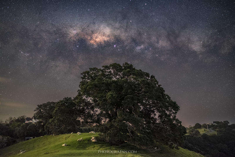 35mmレンズで星景＆天の川の写真