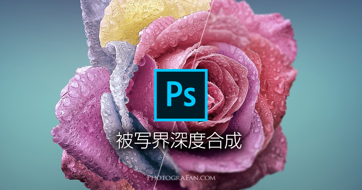 Photoshopで被写界深度合成して全部にピントが合った写真に仕上げる方法 フォトグラファン