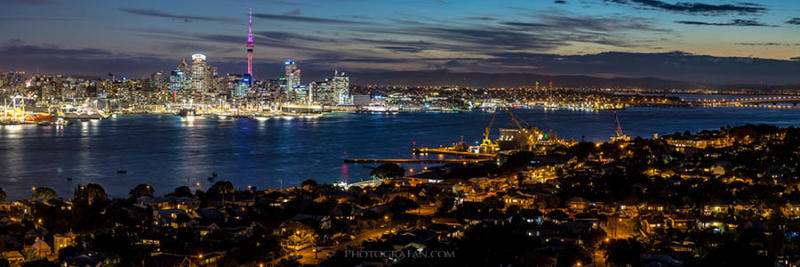 Auckland Skyline Panorama