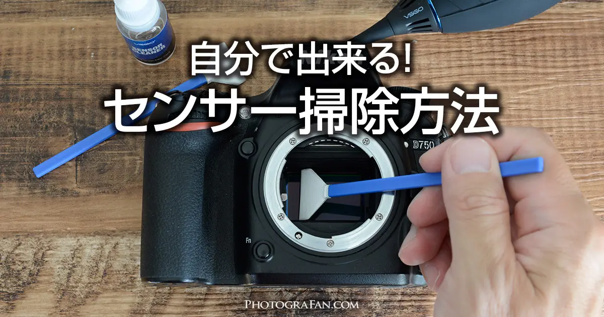 一眼カメラのイメージセンサーの掃除方法！失敗せずに自分で出来る 