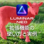 Luminar NEOの拡張機能の使い方と実例を詳しく解説！