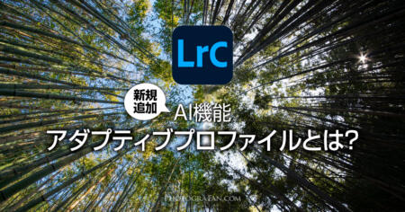 LightroomのAI機能アダプティブプロファイルとは？