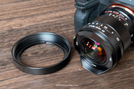 Pergear 14mm F2.8 IIのフィルターアダプター